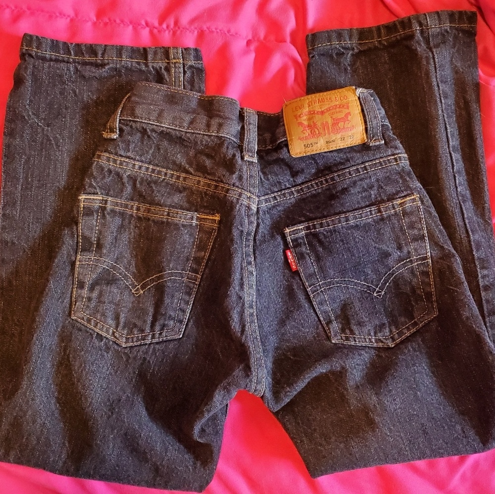 505 Levi Straus Boy Jean Size 8 Slim